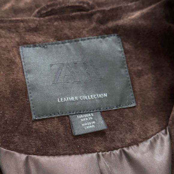 Zara brown suede coat - Picture 5 of 6